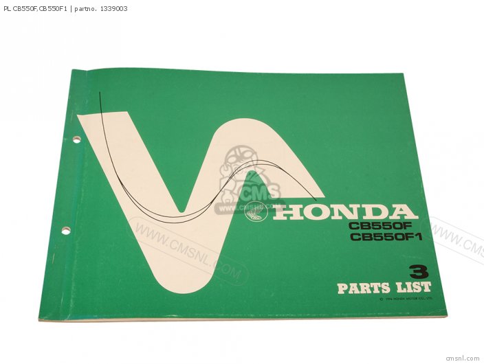 Honda PL CB550F,CB550F1 1339003