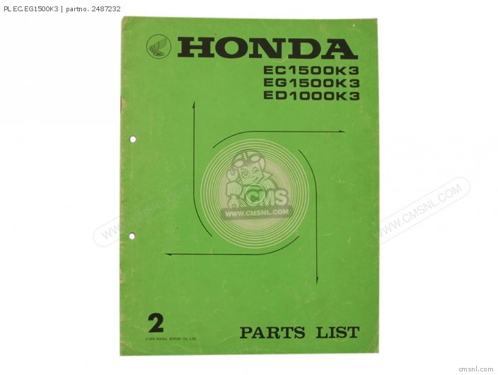 Honda PL EC.EG1500K3 2487232