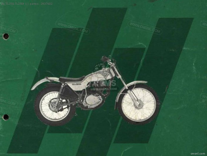 Honda PL TL250,TL250K1 2437602 Honda PL TL250,TL250K1 2437602