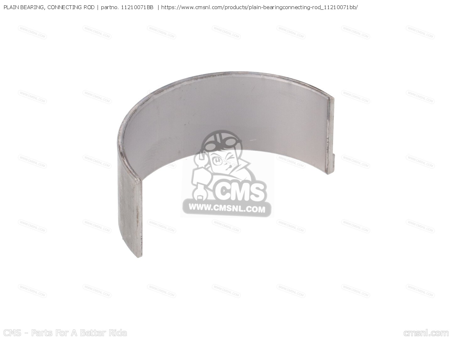 11210071BB Plain Bearing, Connecting Rod Ducati buy the 11210071BB at CMSNL