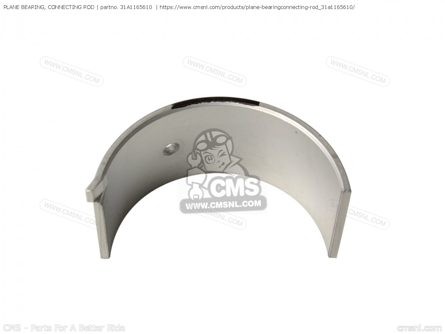 PLANE BEARING, CONNECTING ROD for XJ700 MAXIM 1986 (G) USA order at CMSNL