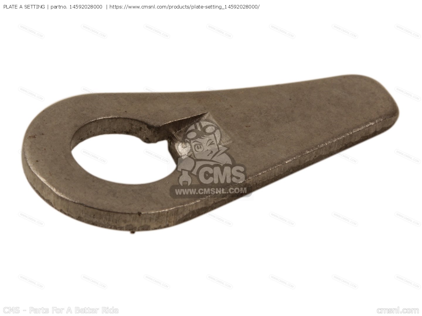 Setting Part PLATE A SETTING for Honda - order at CMSNL