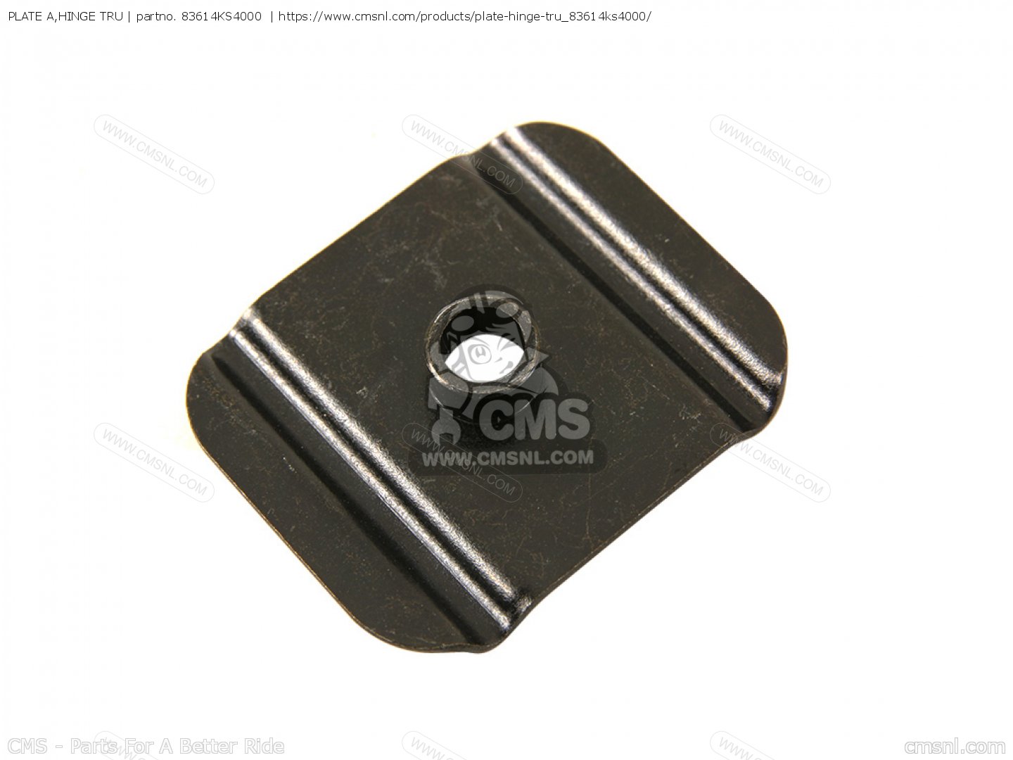 83614KS4000: Plate A,hinge Tru Honda - Buy The 83614-KS4-000 At CMSNL