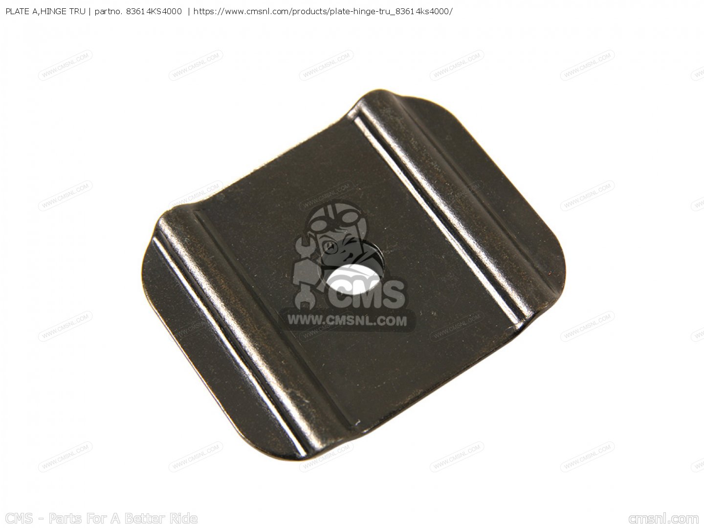 83614KS4000: Plate A,hinge Tru Honda - Buy The 83614-KS4-000 At CMSNL