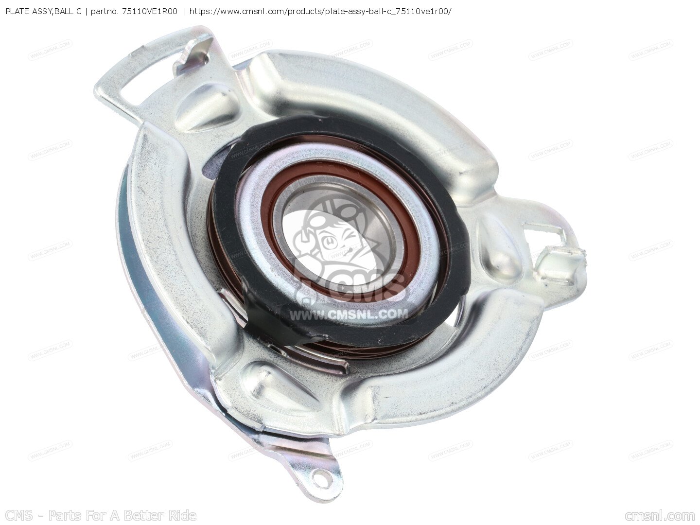 75110VE1R00: Plate Assy,ball C Honda - buy the 75110-VE1-R00 at CMSNL