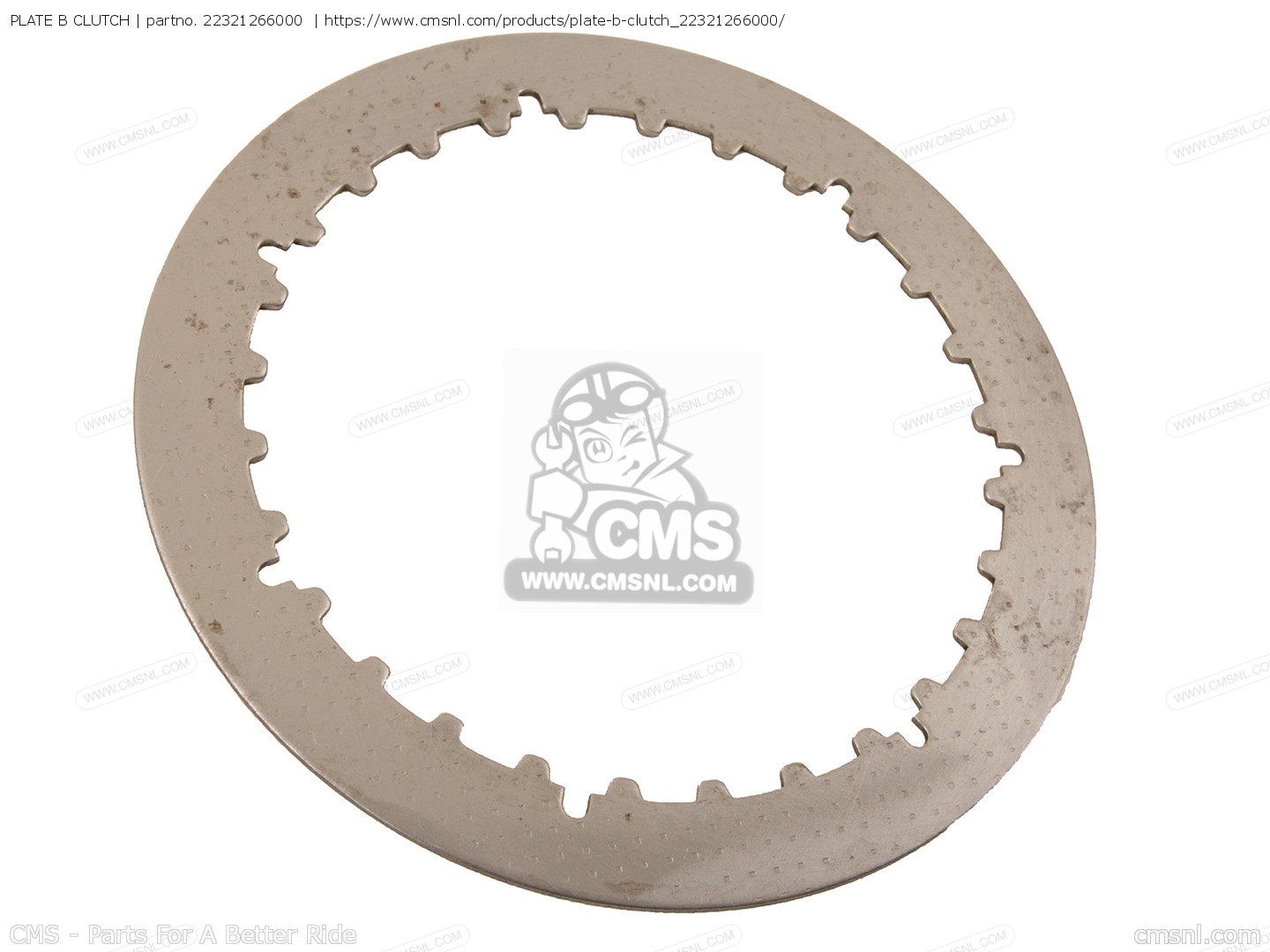 PLATE B CLUTCH For CB77 SUPER HAWK 1961 USA - Order At CMSNL