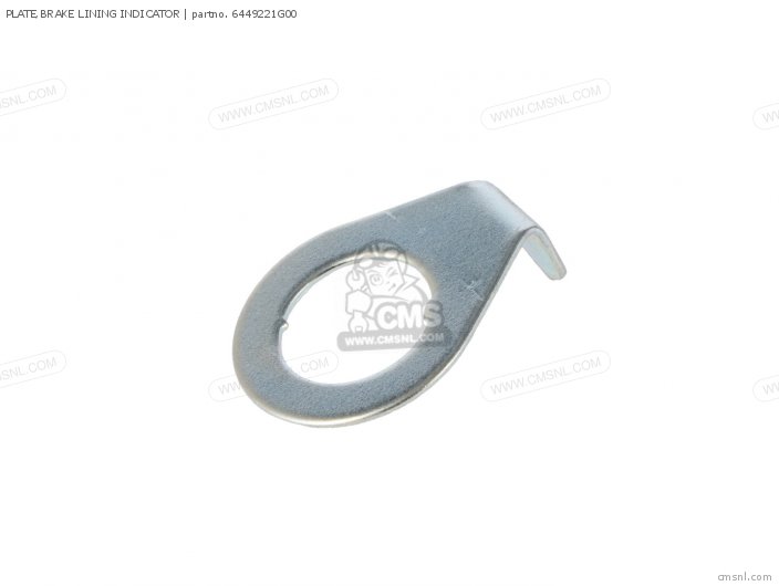 Suzuki PLATE,BRAKE LINING INDICATOR 6449221G00