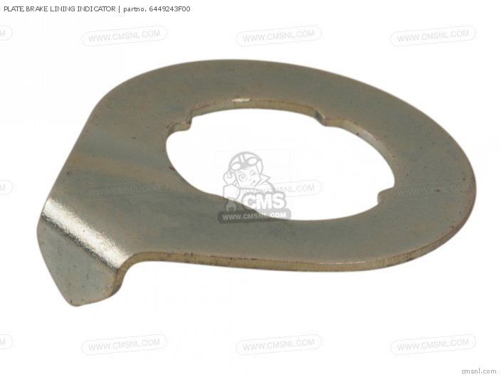 Suzuki PLATE,BRAKE LINING INDICATOR 6449243F00