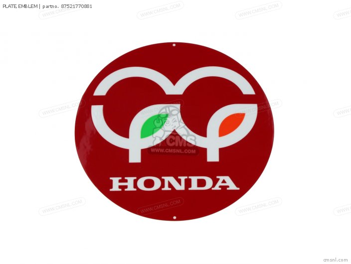 Honda PLATE,EMBLEM 87521770881 Honda PLATE,EMBLEM 87521770881