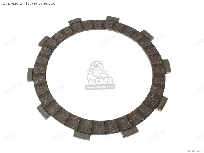 Yamaha 5YU 16321 00 00 CLUTCH FRICTION PLATE YXZ1000 YXZ1000R 2016 2022