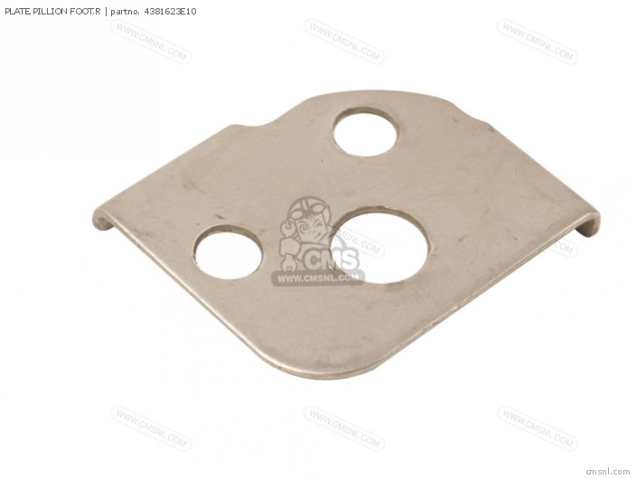 Suzuki PLATE,PILLION FOOT,R 4381623E10