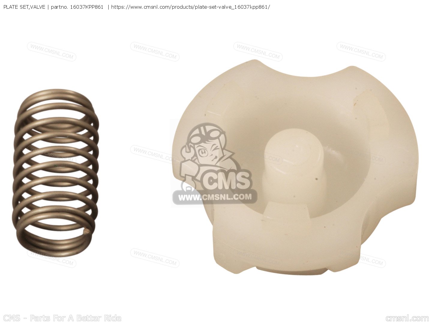 PLATE SET,VALVE for CBR125R 2004 (4) FRANCE order at CMSNL