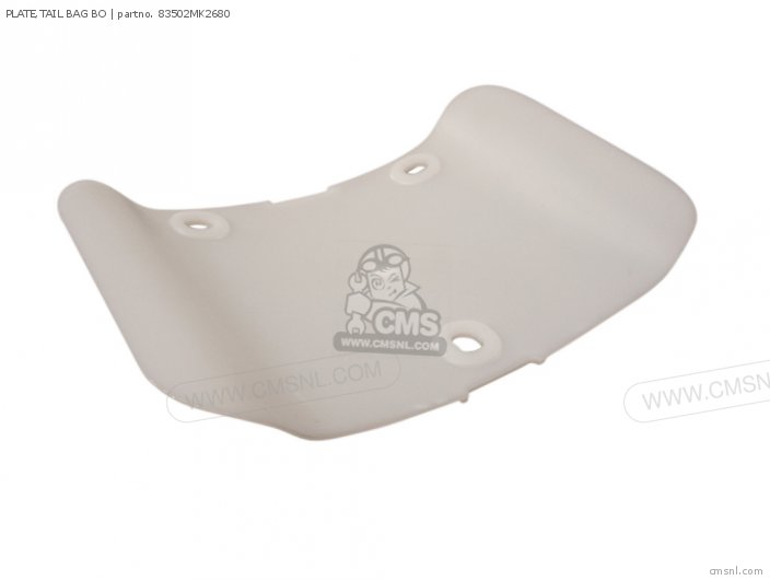 Honda PLATE,TAIL BAG BO 83502MK2680 Honda PLATE,TAIL BAG BO 83502MK2680