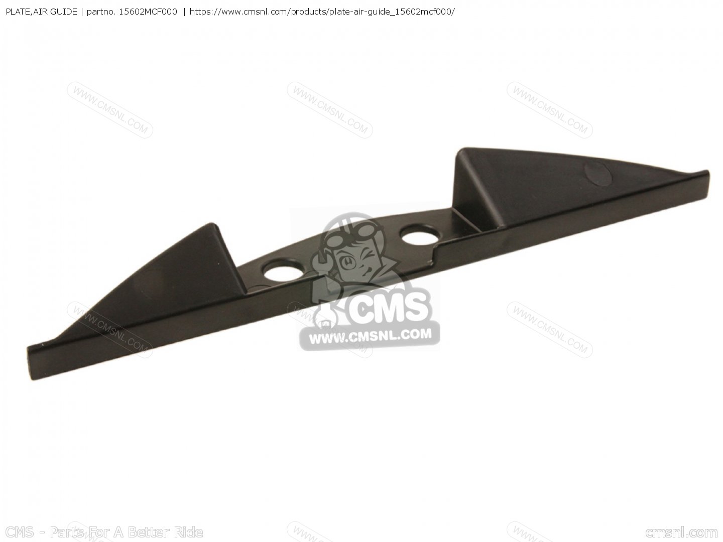 PLATE,AIR GUIDE for VTR1000SP FIRESTORM 2000 (Y) EUROPEAN DIRECT SALES