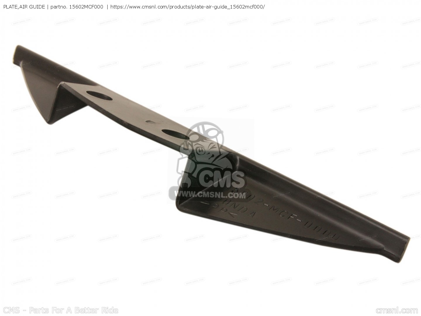 PLATE,AIR GUIDE for VTR1000SP FIRESTORM 2000 (Y) EUROPEAN DIRECT SALES