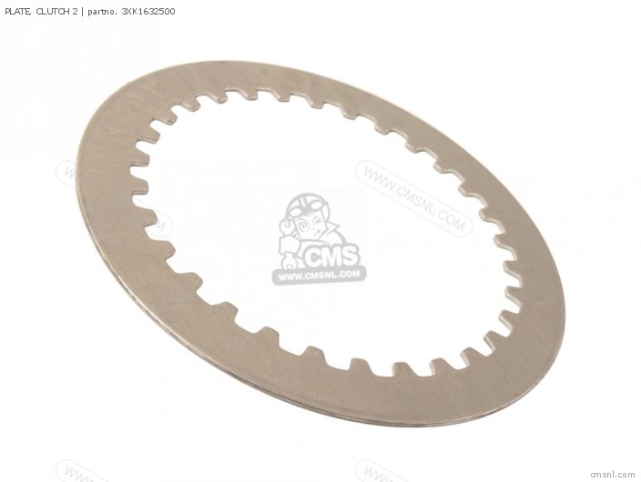 Yamaha PLATE, CLUTCH 2 ALUMINIUM PLATE 3XK1632500