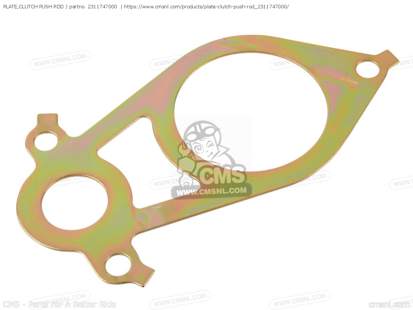 PLATE,CLUTCH PUSH ROD for GS550 1980 (T) USA (E03) order at CMSNL