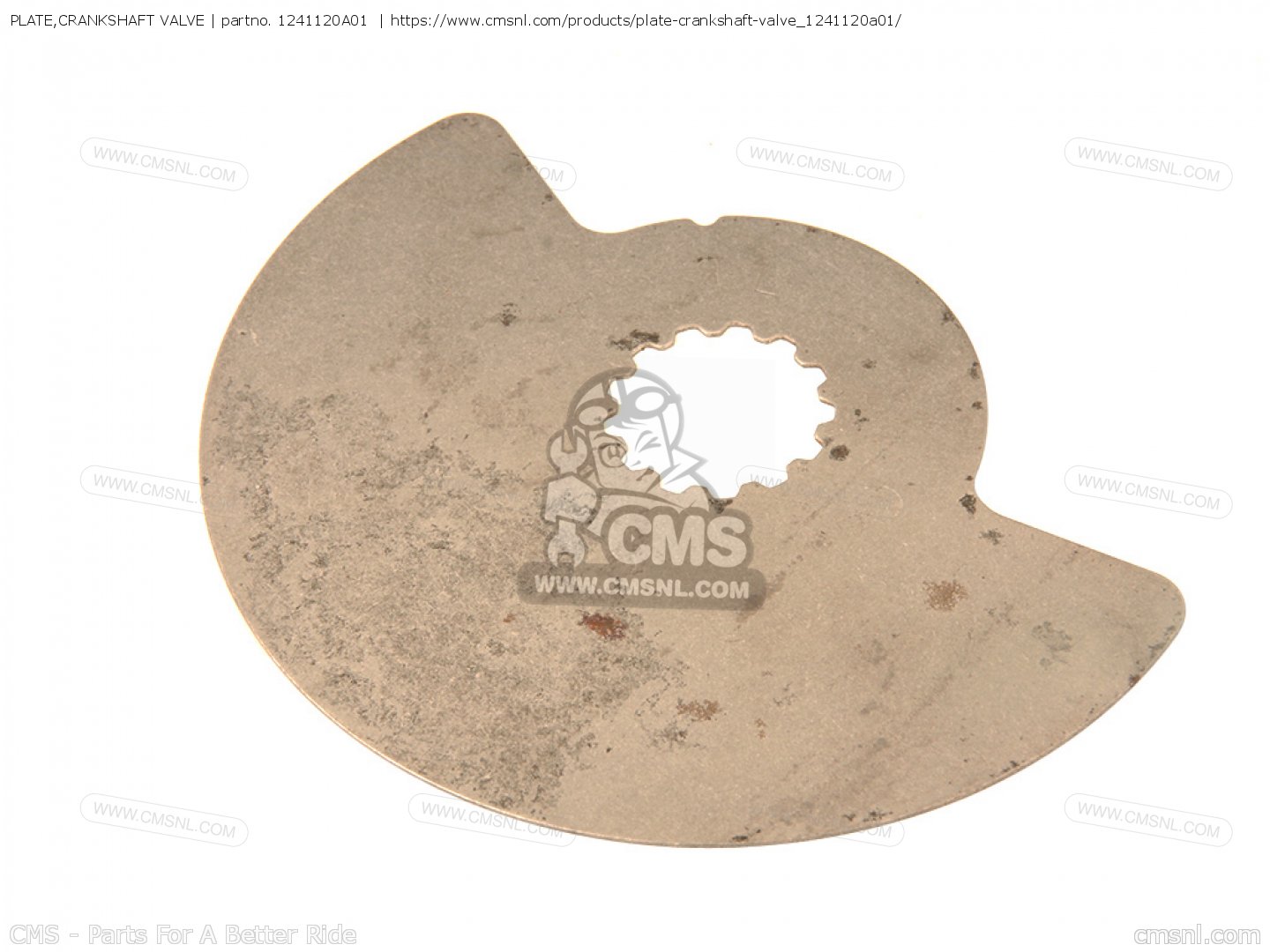 1241120A01 Plate,crankshaft Valve Suzuki buy the 1241120A01 at CMSNL