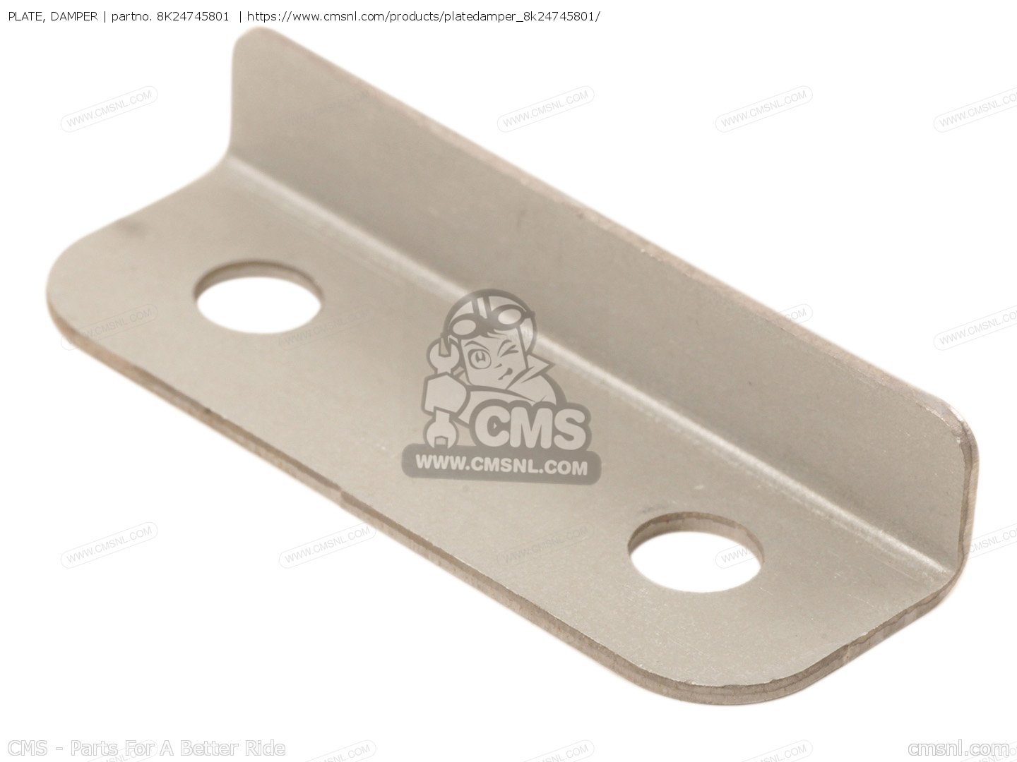 8K24745801 Plate, Damper Yamaha buy the 8K24745801 at CMSNL