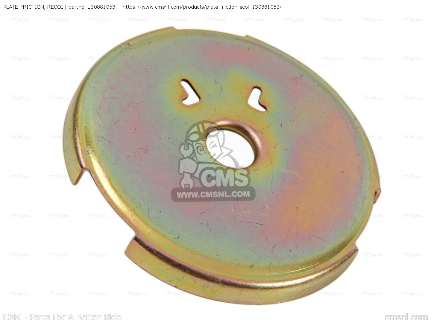 130881053: PLATE-FRICTION, RECOI (NAS) Kawasaki - buy the 13088-1053 at ...