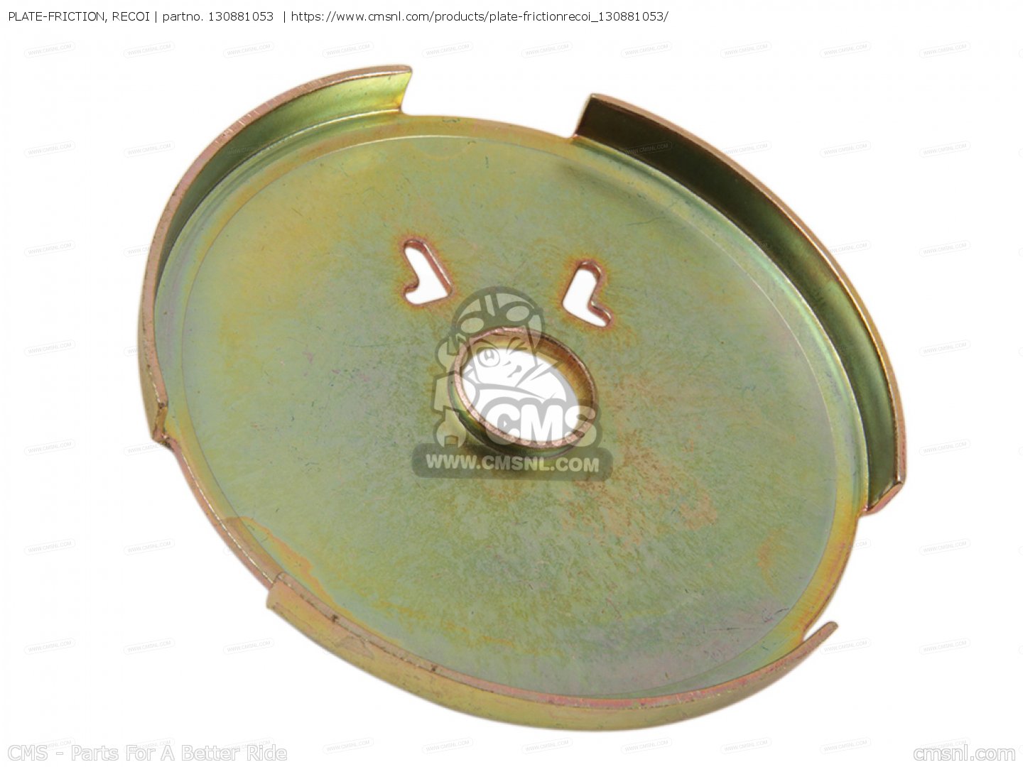 130881053: PLATE-FRICTION, RECOI (NAS) Kawasaki - buy the 13088-1053 at ...