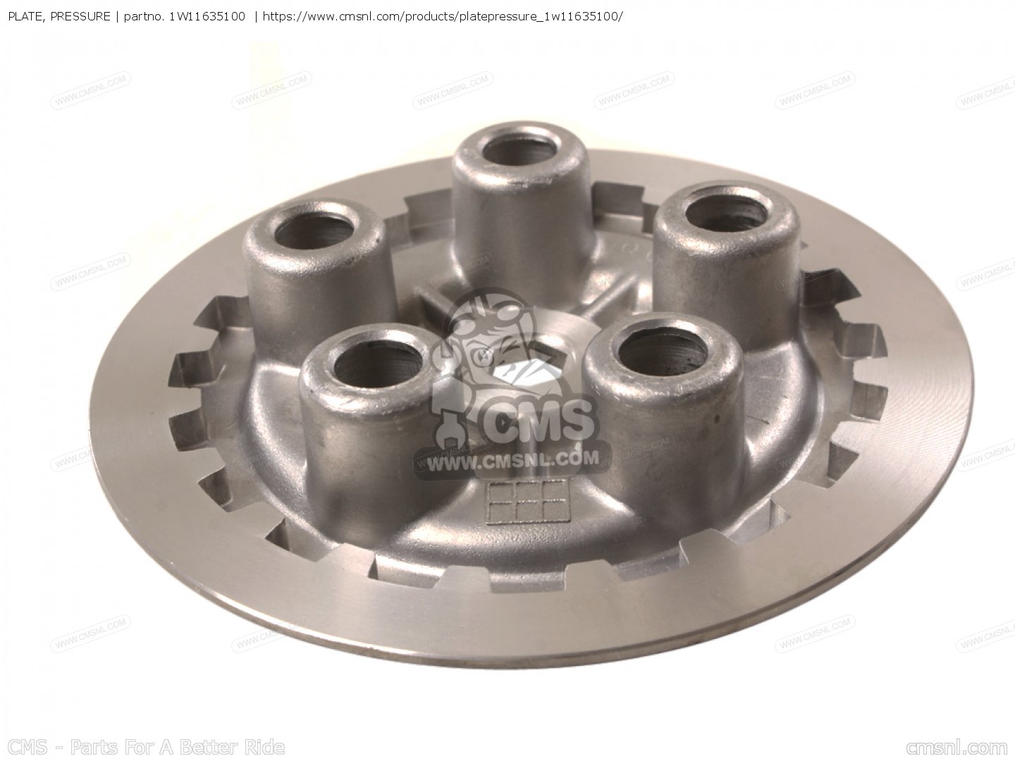 1W11635100: Plate, Pressure Yamaha - buy the 1W1-16351-00 at CMSNL