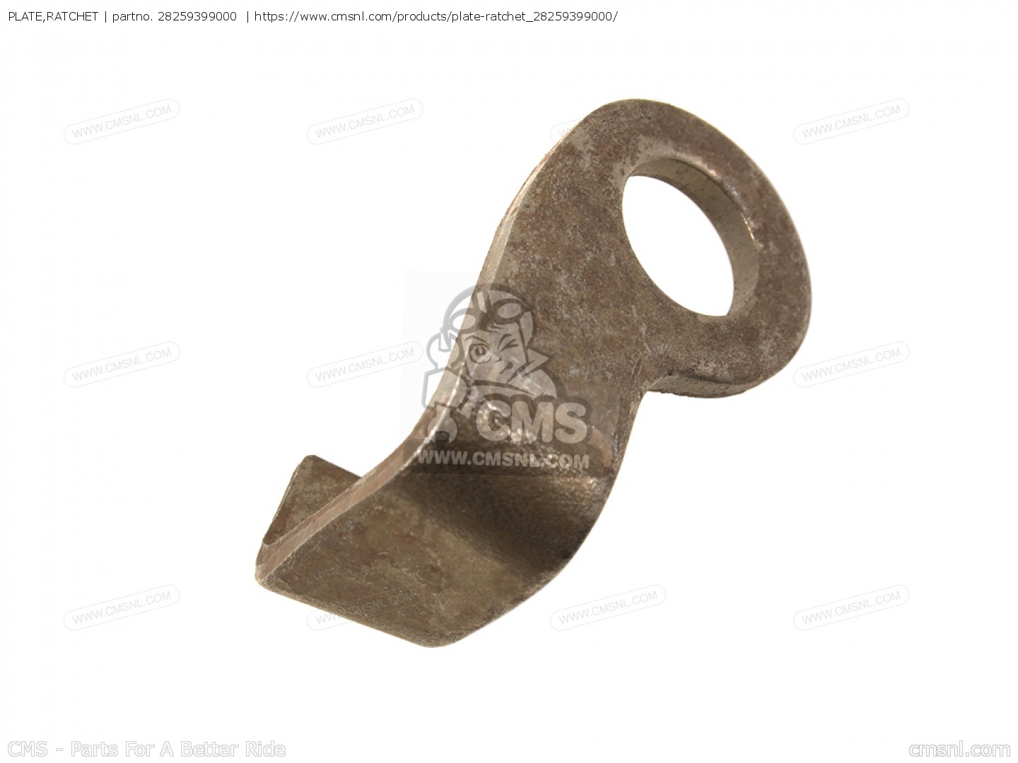 PLATE,RATCHET for CM185T TWINSTAR 1979 (Z) USA order at CMSNL