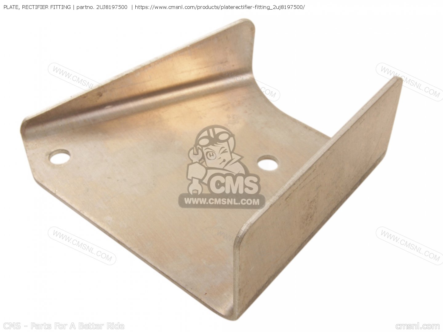 2UJ8197500 Plate, Rectifier Fitting Yamaha buy the 2UJ8197500 at CMSNL