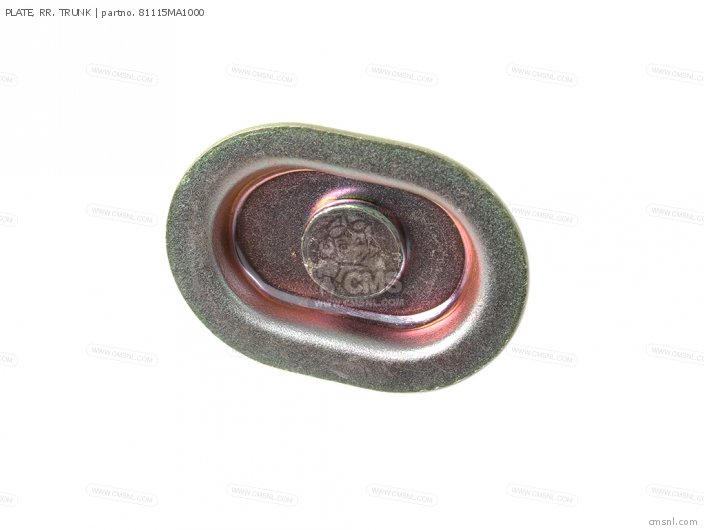 Honda PLATE, RR. TRUNK 81115MA1000