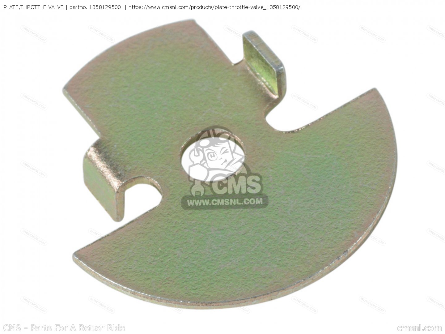 PLATE,THROTTLE VALVE for RM80 1978 (C) USA (E03) order at CMSNL