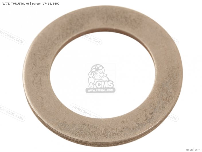 Yamaha PLATE, THRUST(L.H) 1741616400 Yamaha PLATE, THRUST(L.H) 1741616400