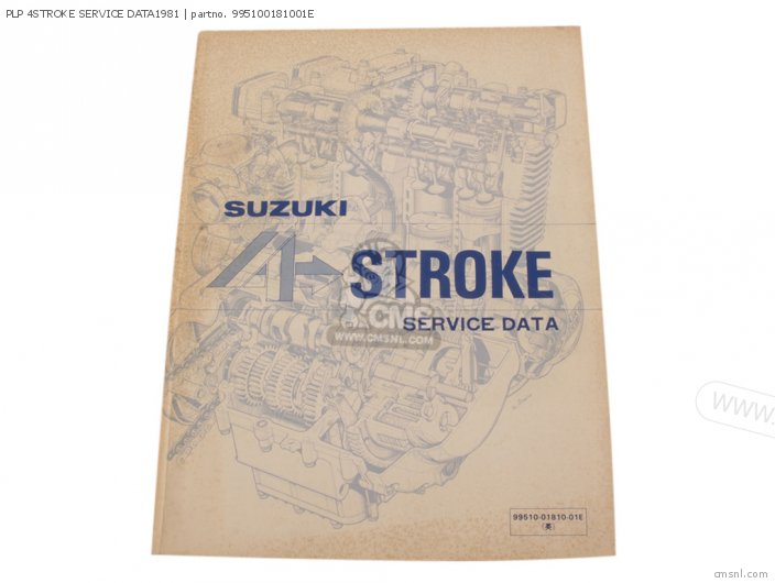 Suzuki PLP 4STROKE SERVICE DATA1981 995100181001E