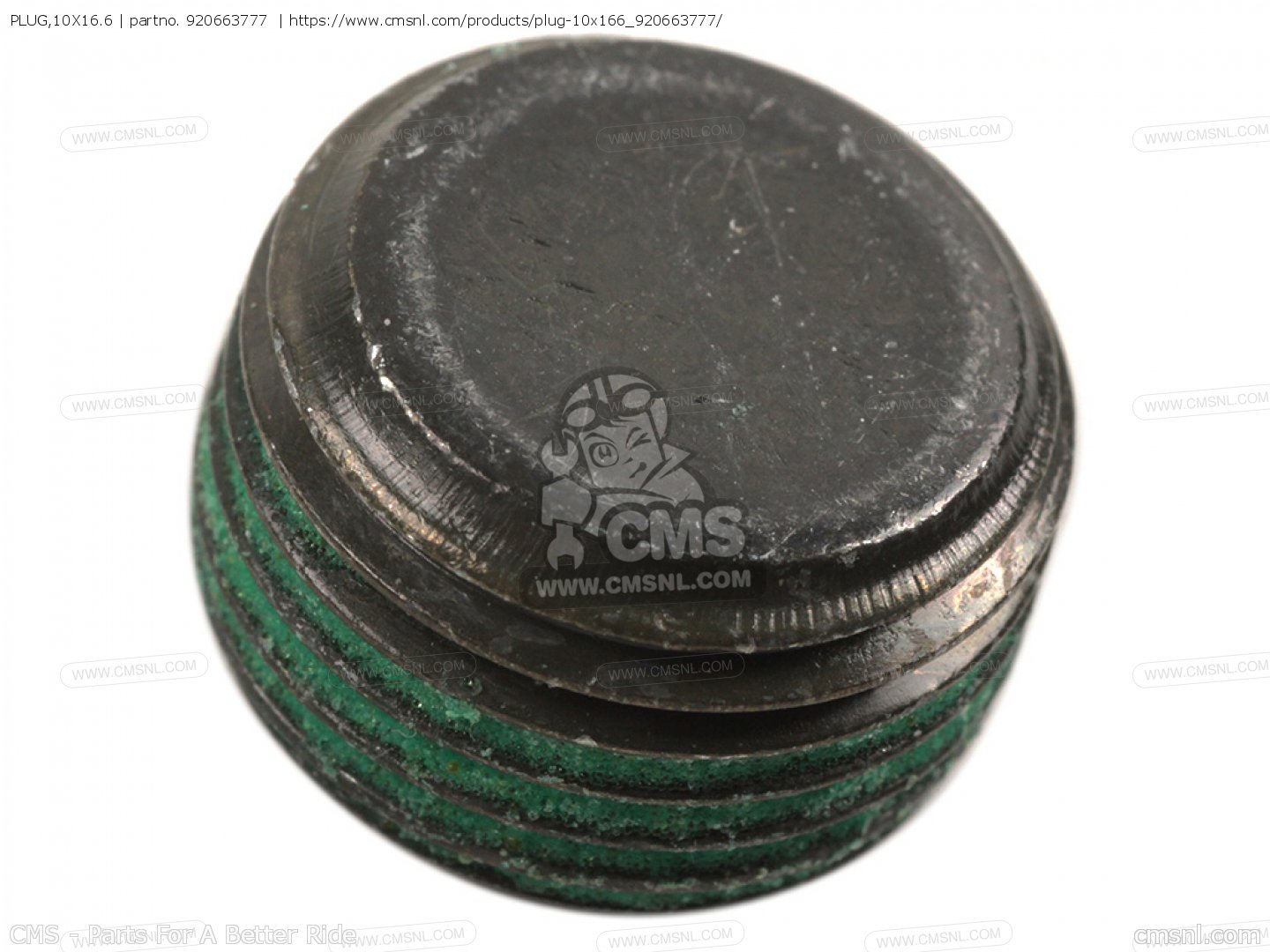 PLUG,10X16.6 for KX250T8F KX250F 2008 USA order at CMSNL