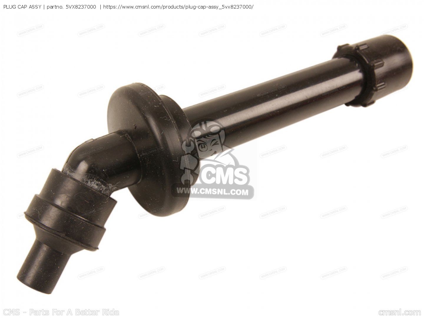 5VX8237000: PLUG CAP ASSY Yamaha - buy the 5VX-82370-00-00 at CMSNL