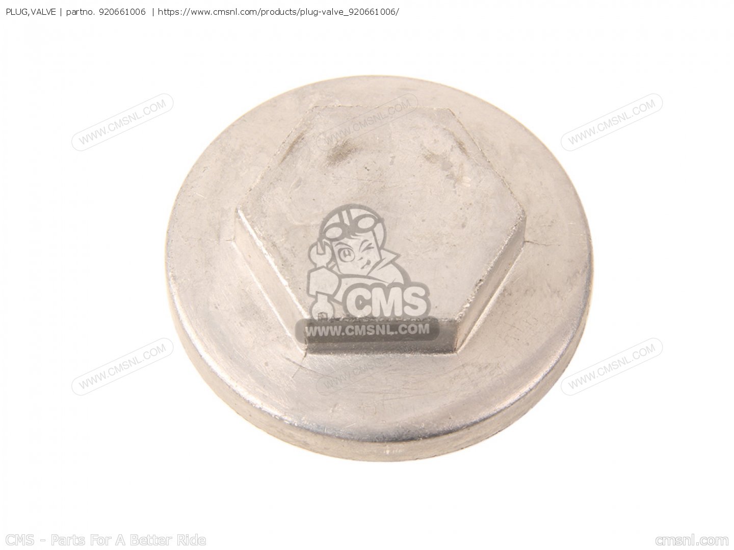 なっち 920661006：PLUG,36X7.5 Kawasaki - CMSNLで92066-1006を購入する。