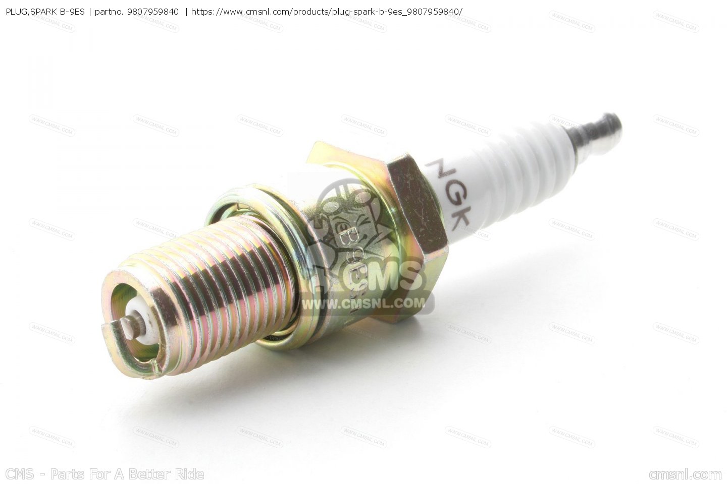 PLUG,SPARK B-9ES For Z600 COUPE 1970 2DR (KA) - Order At CMSNL