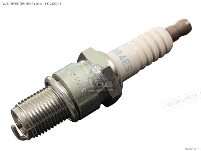 Yamaha PLUG, SPARK (BR4ES) 9470200343 Yamaha PLUG, SPARK (BR4ES) 9470200343