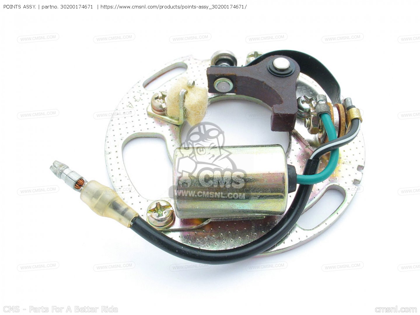 Motorcycle Parts 1981 Honda Passport C70 C 70 Ignition Stator And Side