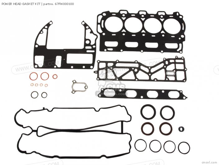 Yamaha POWER HEAD GASKET KIT (NAS) 67FW000100