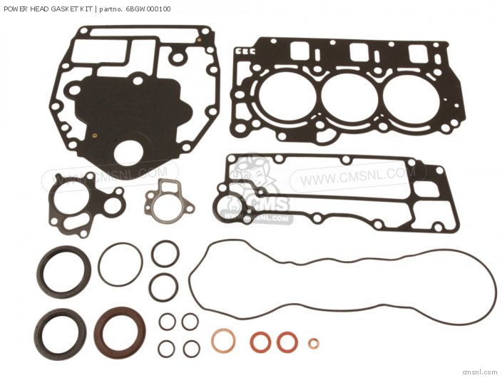 Yamaha POWER HEAD GASKET KIT (NAS) 6BGW000100