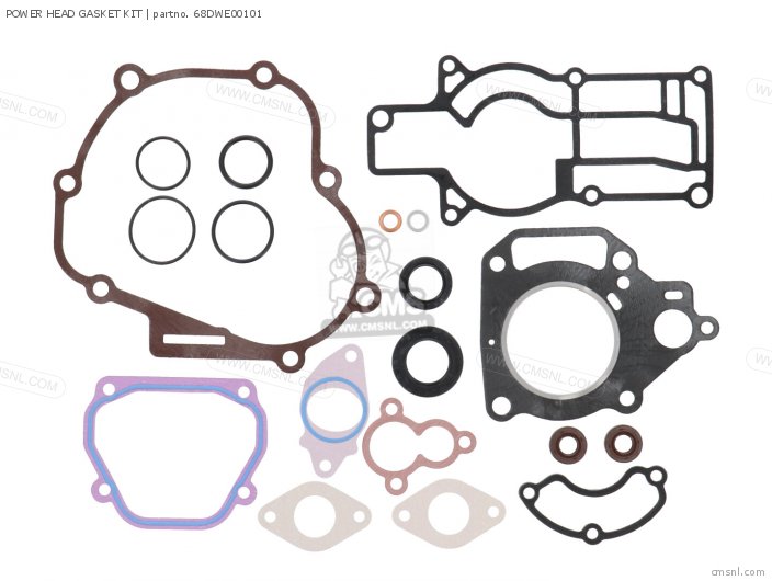 Yamaha POWER HEAD GASKET KIT 68DWE00101