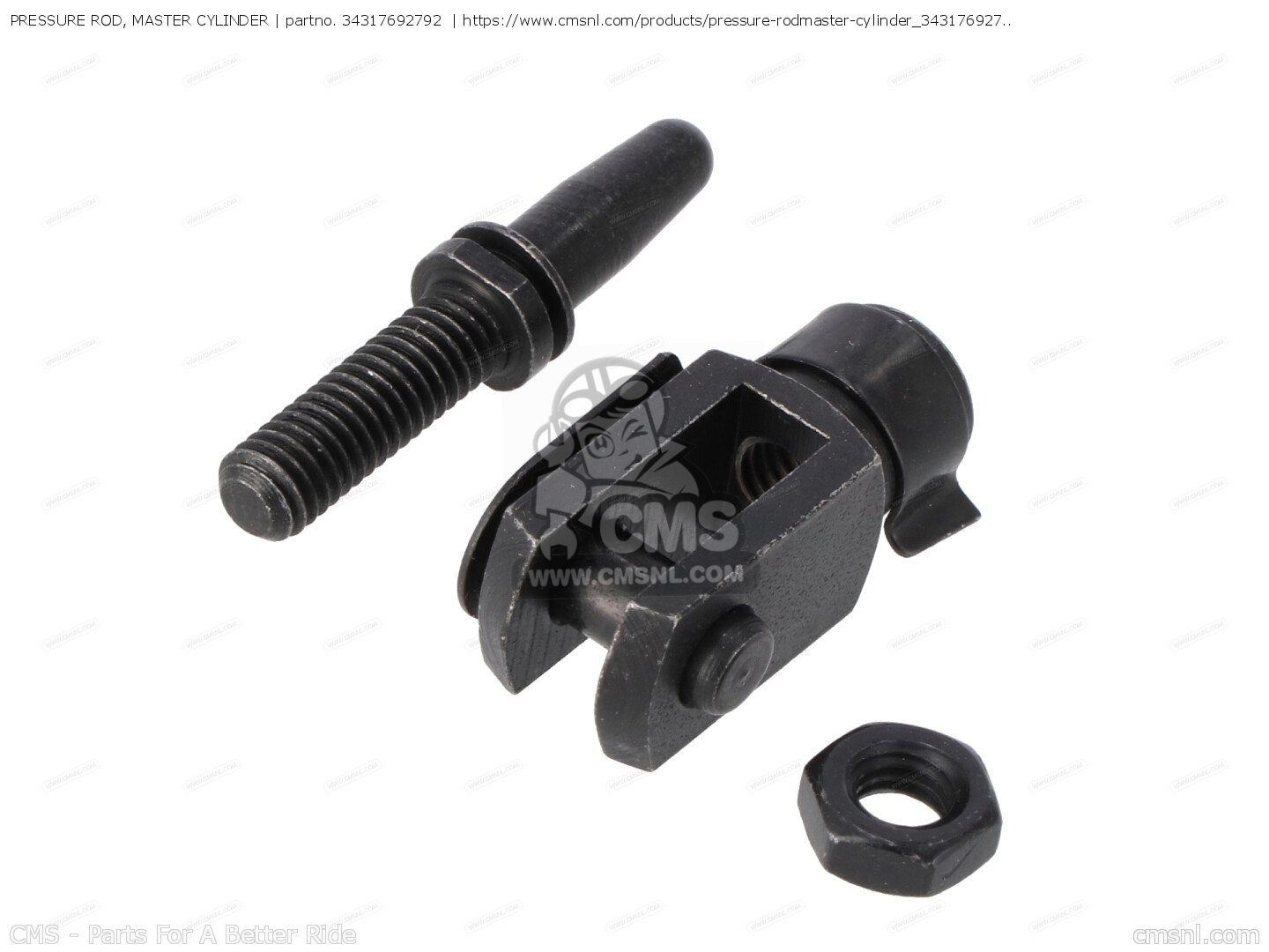 34317692792: PRESSURE ROD, MASTER CYLINDER BMW - buy the 34 31 7 692 ...