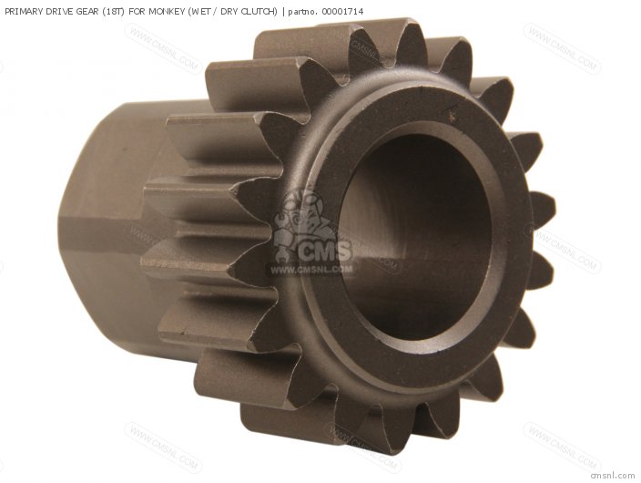 Takegawa PRIMARY DRIVE GEAR (18T) FOR MONKEY (WET / DRY CLUTCH) 00001714