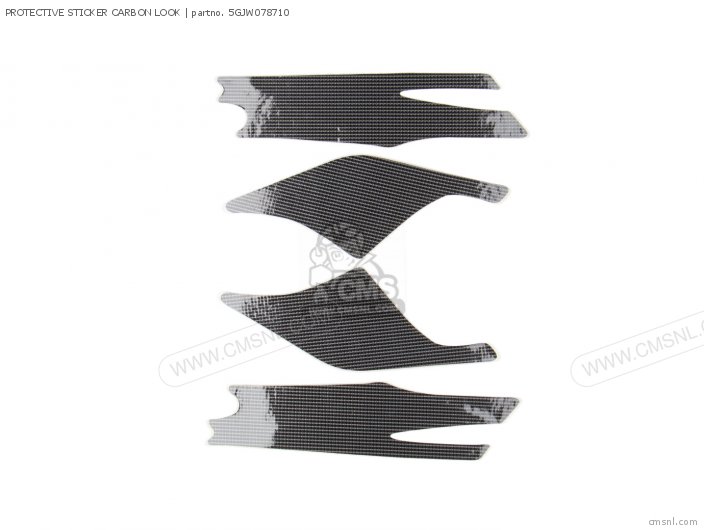 Yamaha PROTECTIVE STICKER CARBON LOOK 5GJW078710