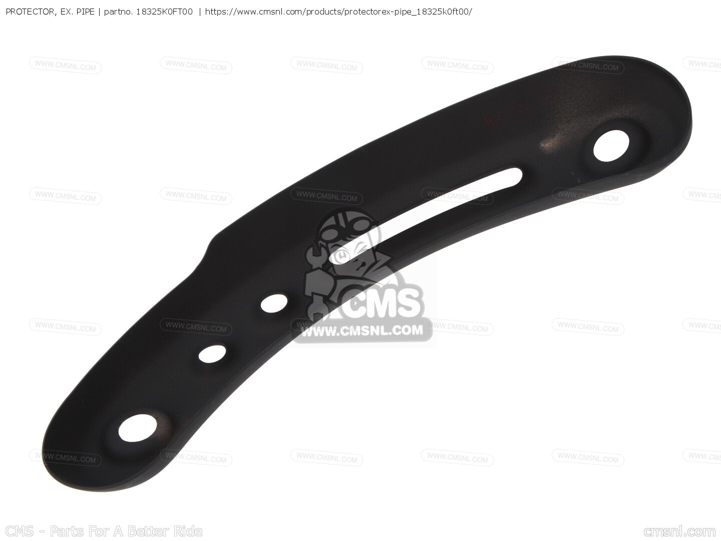 18325K0FT00: PROTECTOR,EXH PIP Honda - buy the 18325-K0F-T00