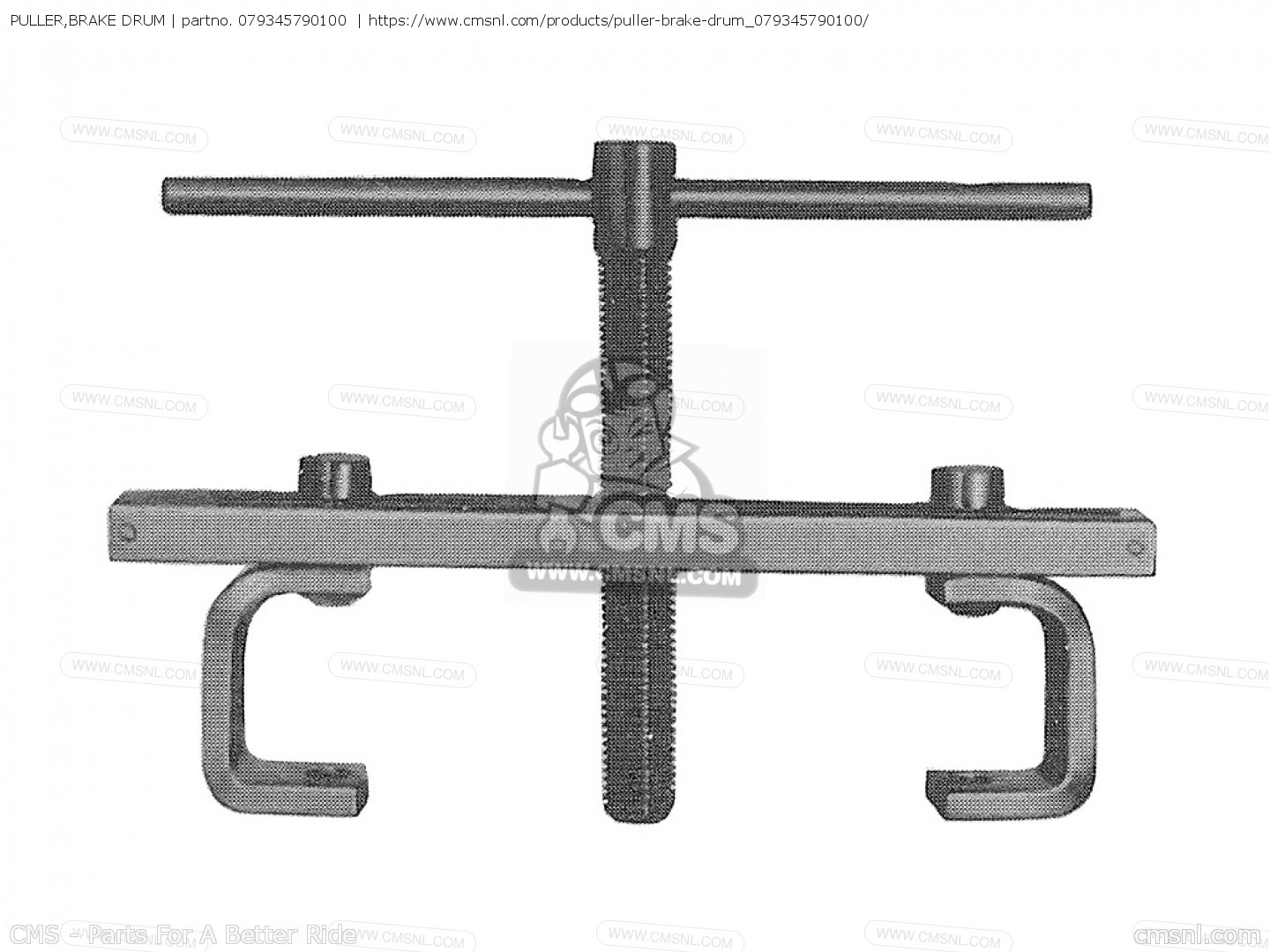 079345790100 Puller,brake Drum Honda buy the 079345790100 at CMSNL