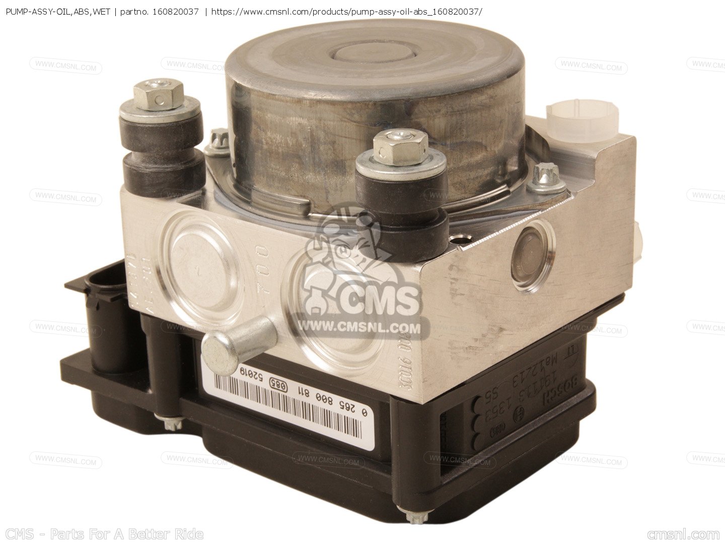 160820037: Pump-assy-oil,abs,wet Kawasaki - buy the 16082-0037 at