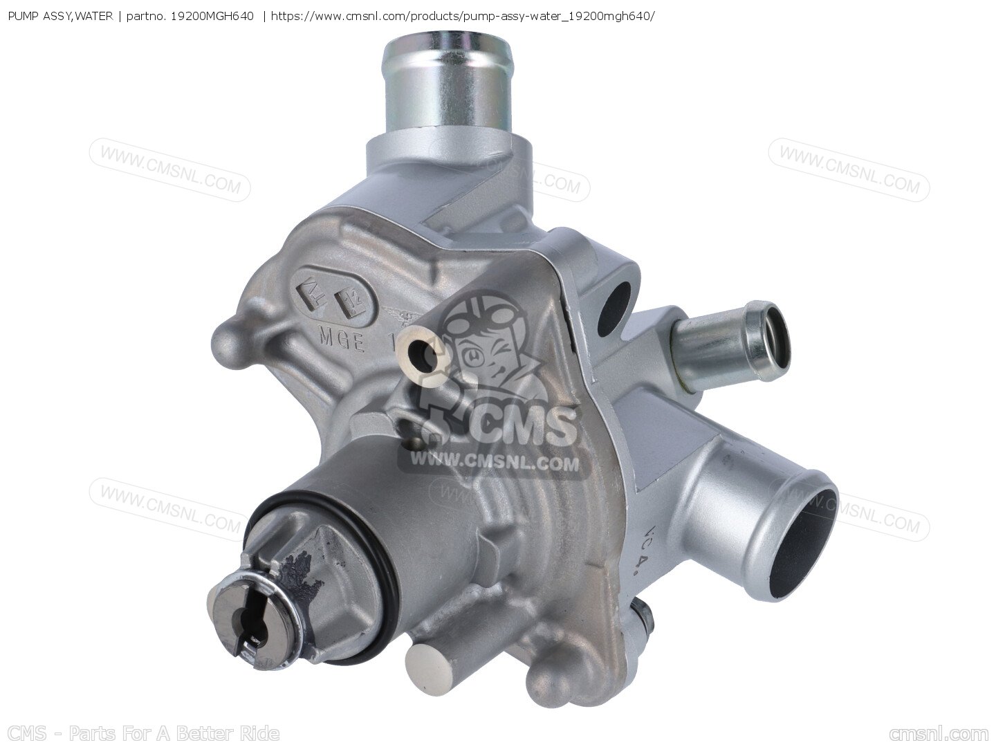 19200MGH640: Pump Assy,water Honda - buy the 19200-MGH-640 at CMSNL