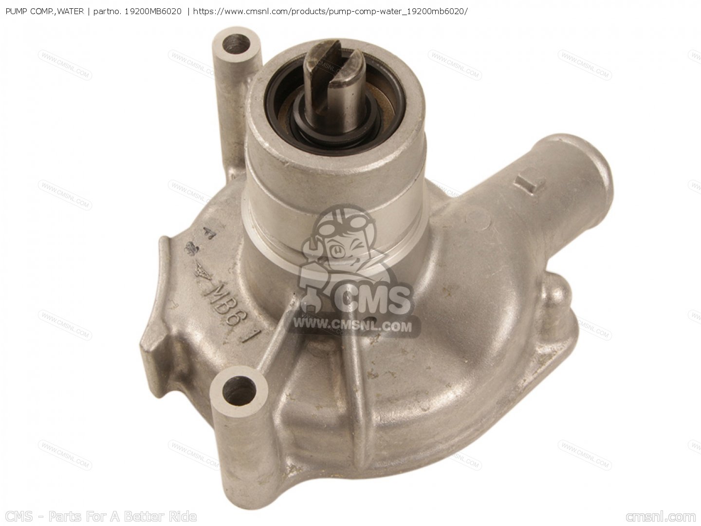 PUMP COMP.,WATER for VF1000R 1985 (F) USA CALIFORNIA order at CMSNL