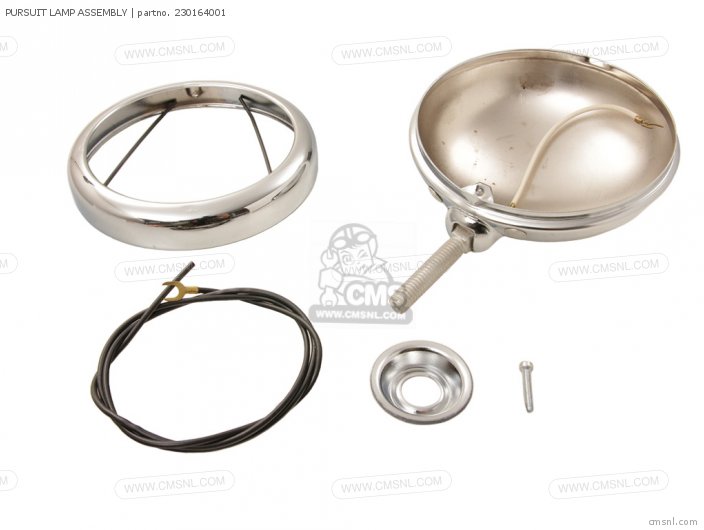 Kawasaki PURSUIT LAMP ASSEMBLY 230164001 Kawasaki PURSUIT LAMP ASSEMBLY 230164001